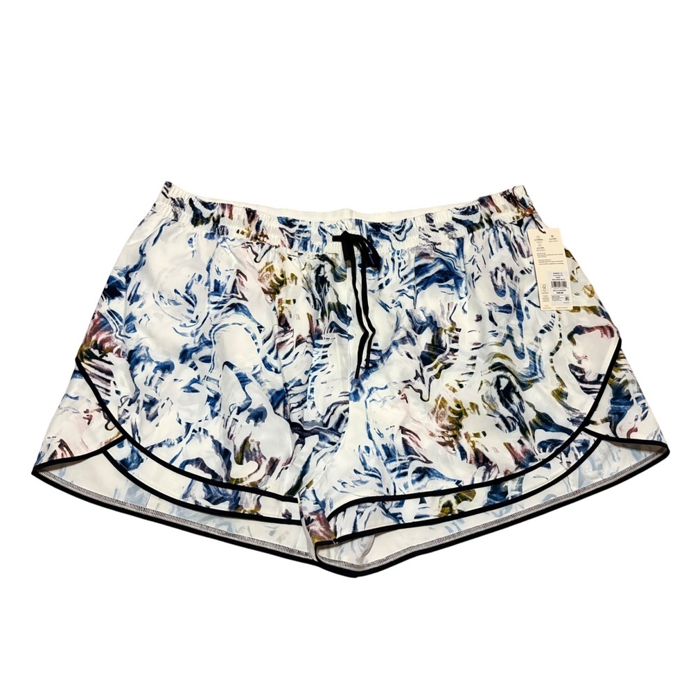 CALIA Shorts Womens 1X Multi Color Step Up Abstract Print Active 3" Inseam NWT